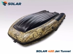 Лодка надувная моторная solar-420 jet tunnel