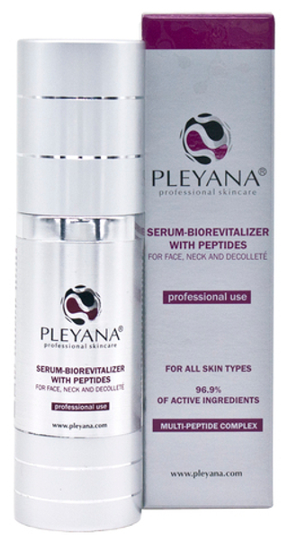 Сыворотка-биоревиталайзер с пептидами для лица, шеи и декольте