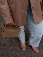 CONNIE бежевая - светлое пятно на замше 48