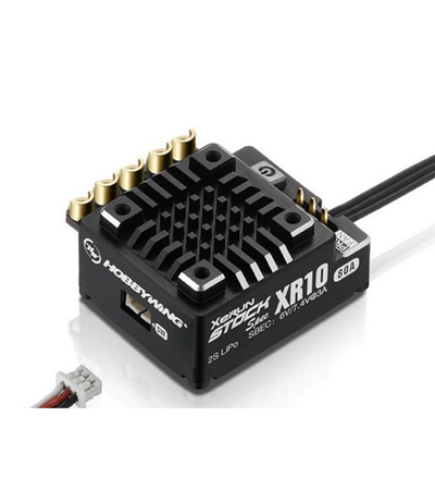 Бесколлекторный регулятор Hobbywing XERUN XR10 PRO-STOCK SPEC Black (80A-200A, 1/10, 1/12)