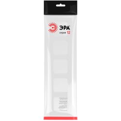 Рамка для розеток и выключателей ЭРА Серия 12 12-5205-01 на 5 постов, Классик, белый