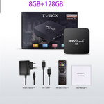 Приставка Smart TV, Медиаплеер для телевизора, ТВ ресивер "MXQ Pro" 4K, 2.4G-5G, TV Box, Android TV - 1/8GB, 2/16GB, 4/64GB, 8/128GB, 16/256GB