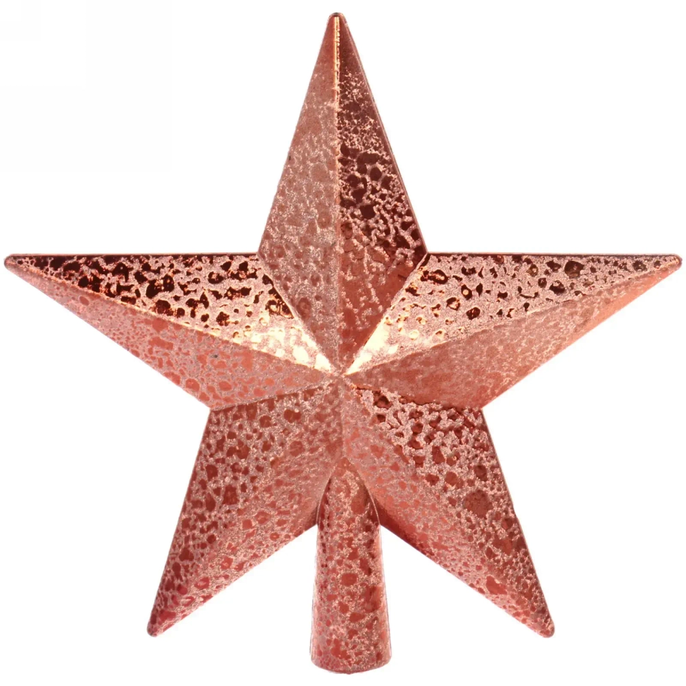 Верхушка на ёлку SHINE «Glow» 20 см, copper