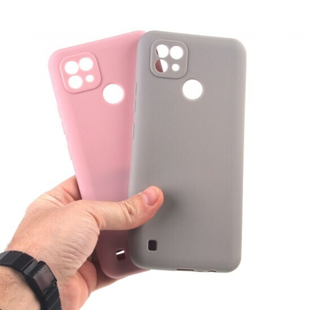 Чехол для Realme C21, ТПУ, 011010 Красный