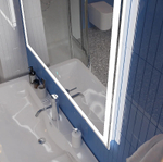 Зеркало BelBagno SPC-GRT 100 с сенсорным выключателем с подсветкой
