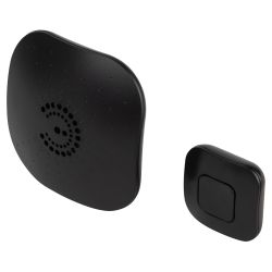 Звонок дверной ЭРА BIONIC Black беспроводной, черный, 6 мелодий