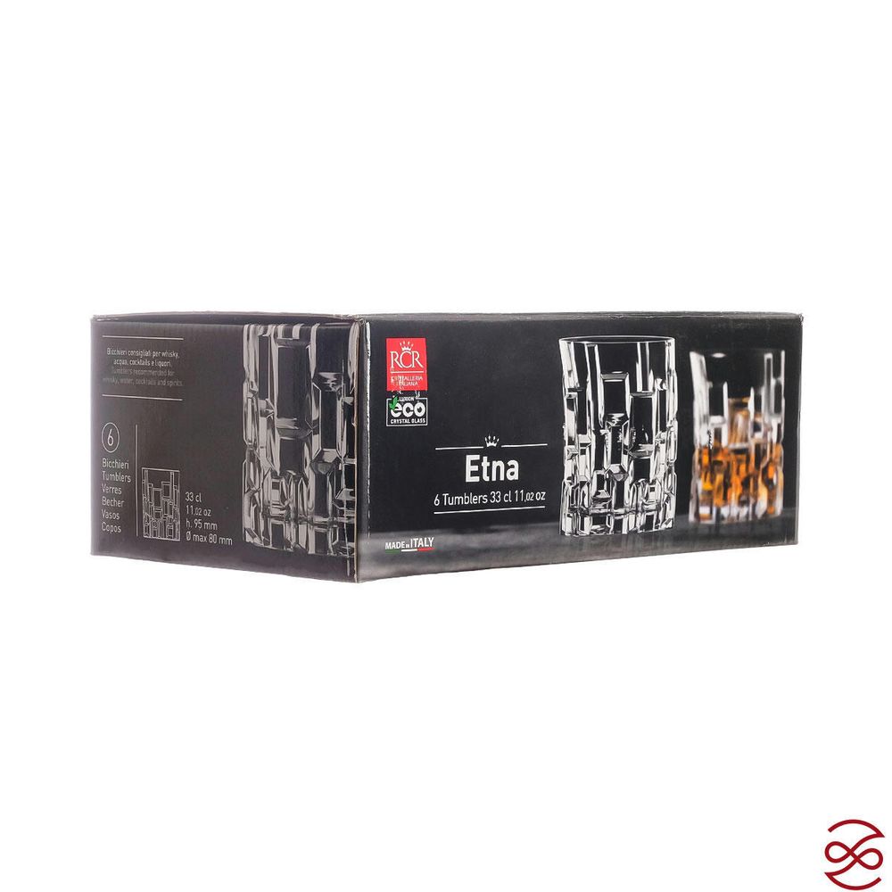 Набор стаканов для виски RCR Etna 330 мл (6 шт)