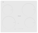 Поверхность варочная  Гефест СН 4232 К12 (белая панель индукц.нагр)