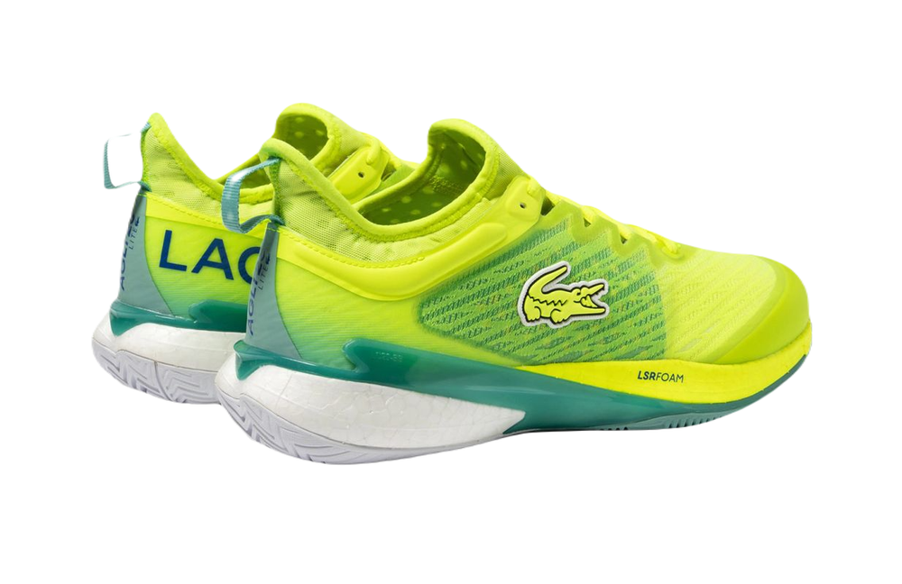 Мужские кроссовки теннисные Lacoste SPORT AG-LT23 Lite - yellow/green