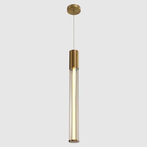 Подвесной светодиодный светильник Crystal Lux Lineup SP11W Led Brass