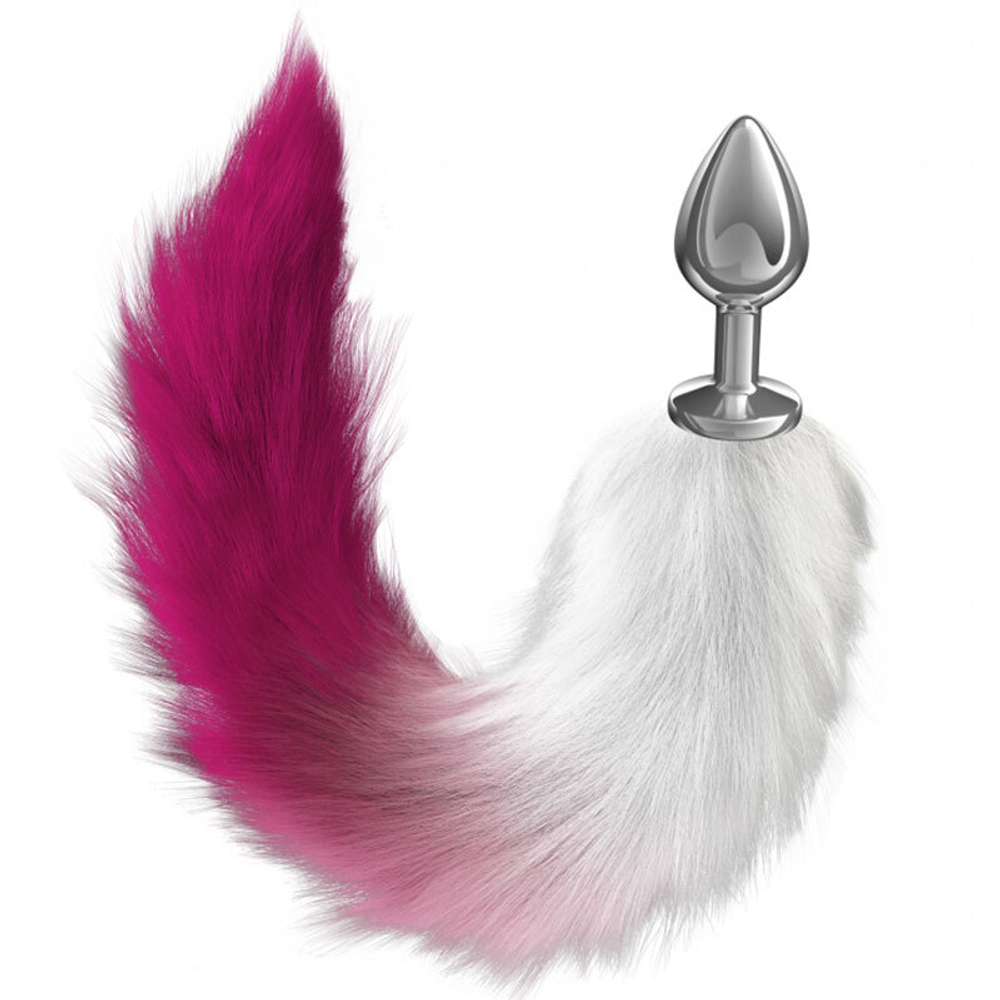 Анальная Пробка с Хвостом Diamond Galaxy Pink 4019-02lola