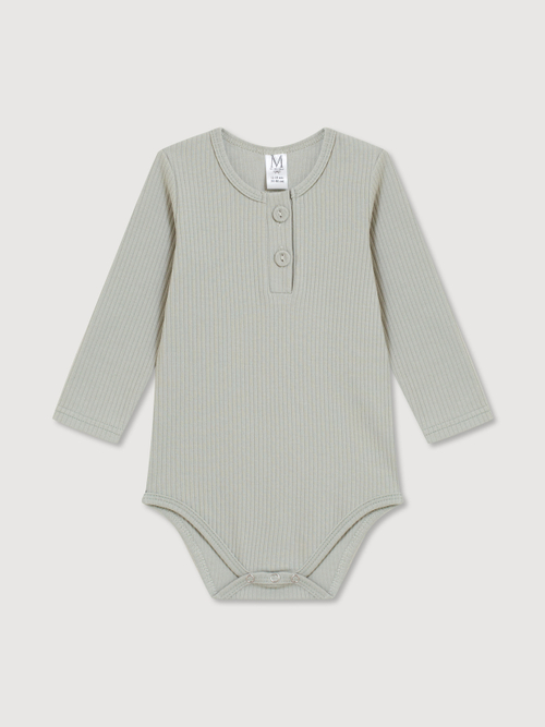 Боди лапша с пуговицами, Мятный