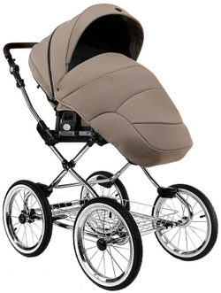 Детская коляска Roan Bass Next Classic d14 2.0 2 в 1 BSNC/90/2 Hazel/Black/руч.Black