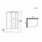 Душевая кабина Niagara Ultra NG-310-01L/R 120х80