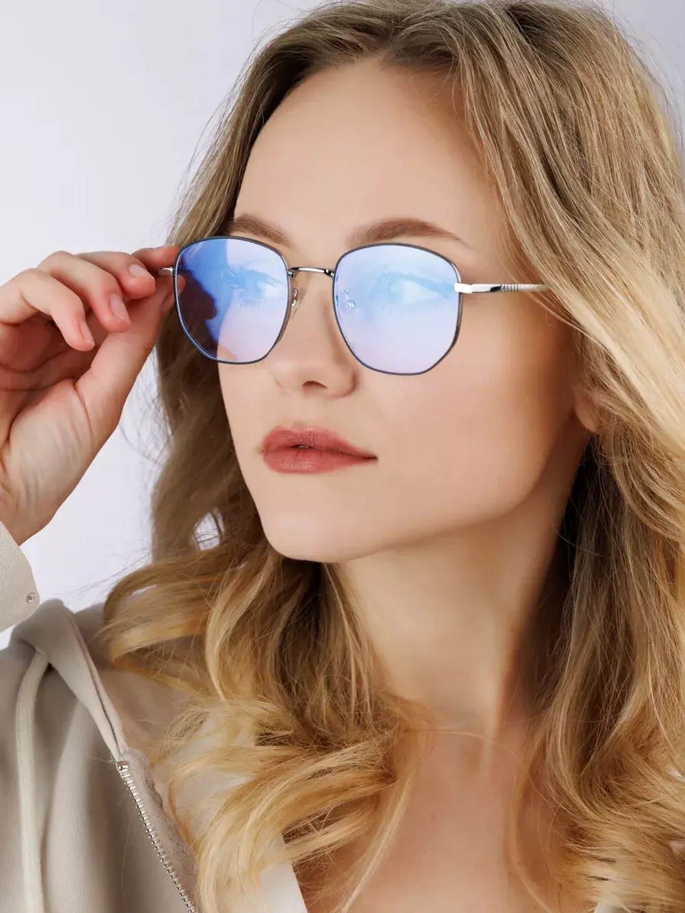 Очки для компьютера имиджевые защитные прозрачные нулевки