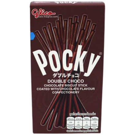 Pocky бисквитные палочки с двойным шоколадом