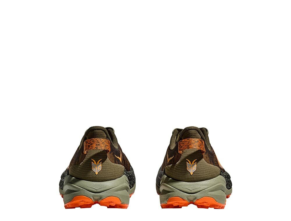Кроссовки для бега мужские Hoka Speedgoat 6 Wide M Коричнево-Зеленые