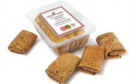 Блинчики "Фабрика Качества" со свининой и луком 500г