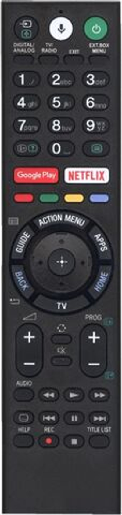 Универсальный пульт RMF-TX310E для телевизора Sony с голосовым управлением