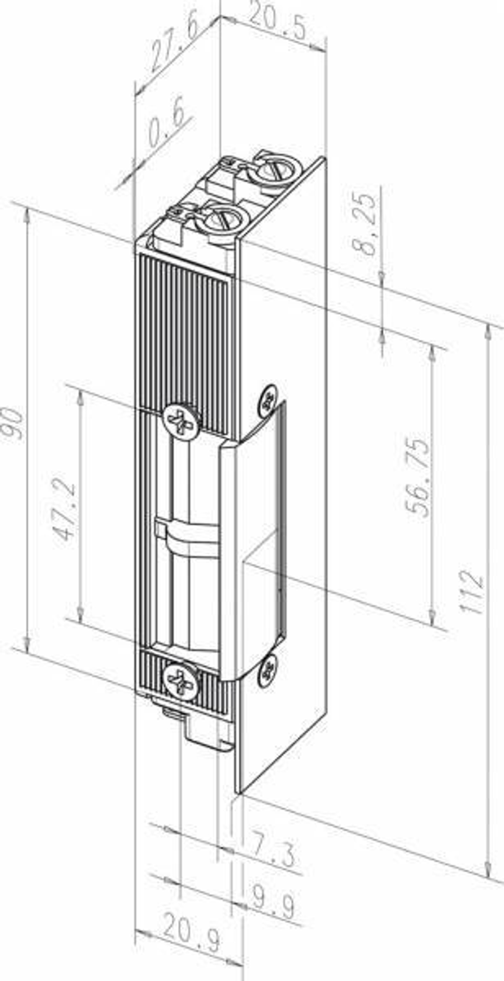 Электрозащелка effeff 1405RRF