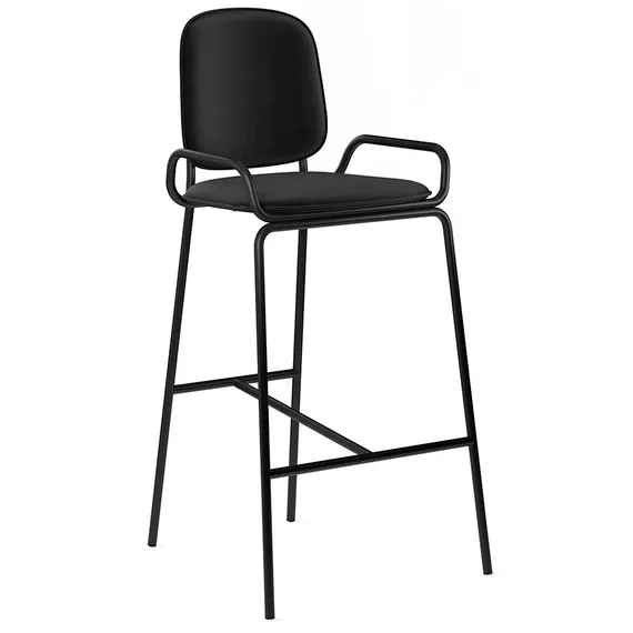 Барный стул Ror, 2 Frame, черный велюр