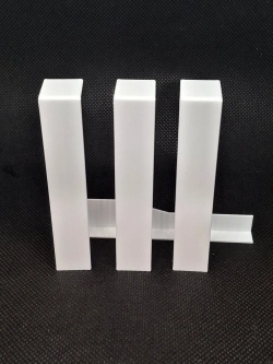 Соединитель для плинтуса 60x15 мм, стык пластиковый - 4 шт.