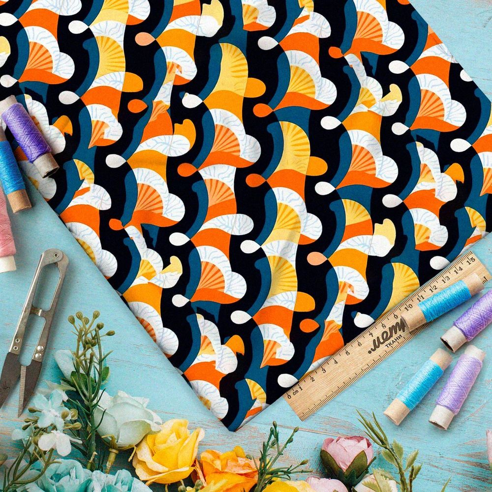 Ткань премиум мембрана кристальные переклички