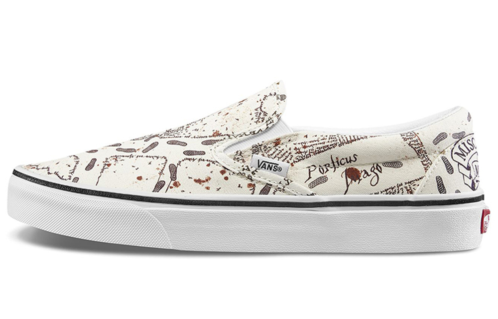 Slip-On Harry Potter x Slip-On Classic Vans "Marauder"s Map"