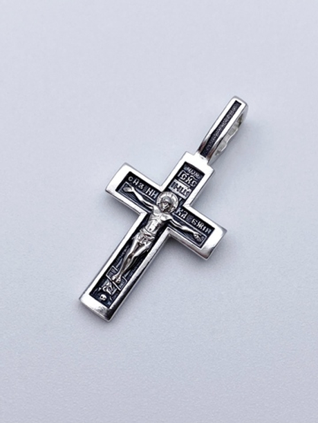 Крест из серебра/Частичное чернение
