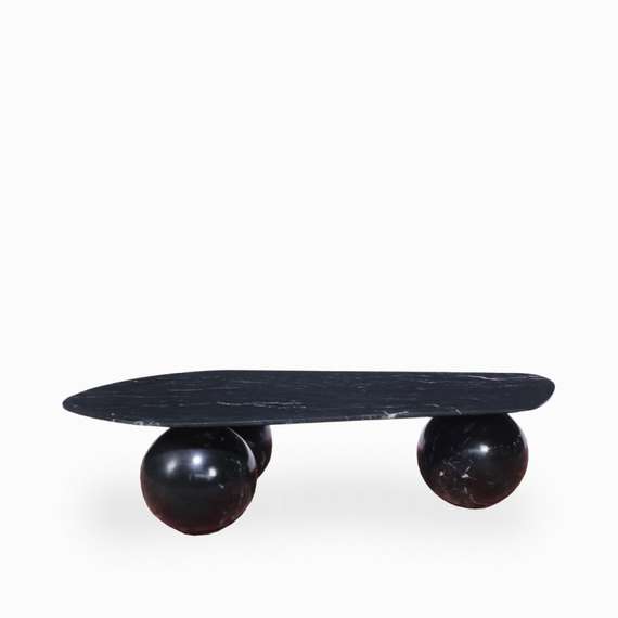 Кофейный стол Peregrine 120х60 см, черный индийский мрамор