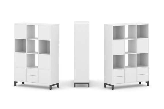 Style Project Набор стеллажа 2-х сторон., 4 яр. SN.NSD-431  1121*400*1615