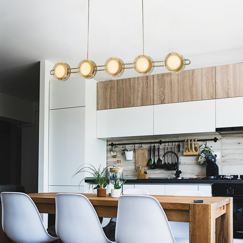 Подвесной светодиодный светильник Favourite Yo-yo 4334-6P1