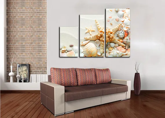 Модульная картина "Ракушки"