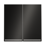 Клавиши для выключателя/переключателя двухклавишного с подсветкой, S70 Metal (антрацит)