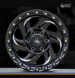 Диск колёсный литой AGILITY FORCE А723 R17 8.5 ET0 Matte Black W Milled Spokes