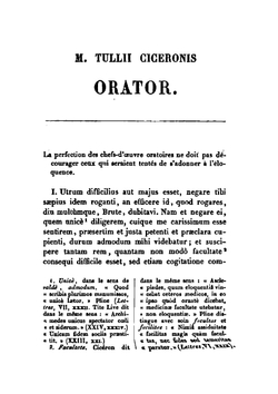 Orator (Latin Edition) | Marcus Tullius Cicero