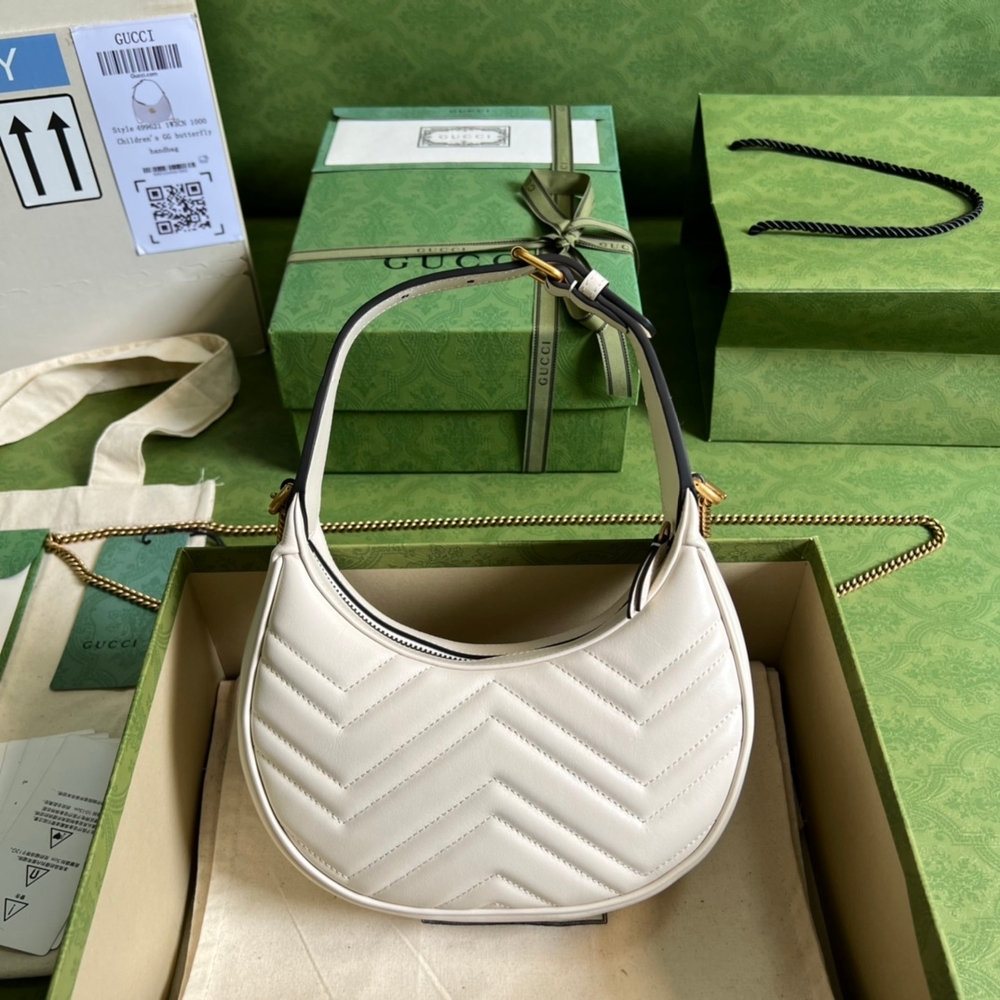 Gucci Marmont Half Moon Shaped Bag