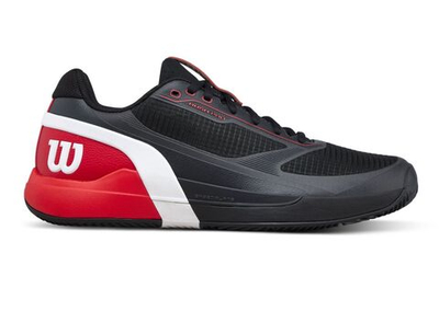 Мужские теннисные кроссовки Wilson Rush Pro 5 Clay - black/infrared/white