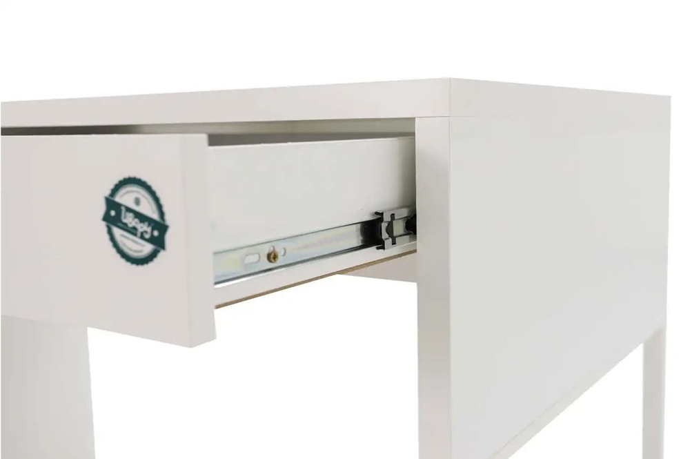 Стол письменный с ящиками Дуб Табачный/Чёрный Графит, МАРКЕ, 120х60х75,5 см