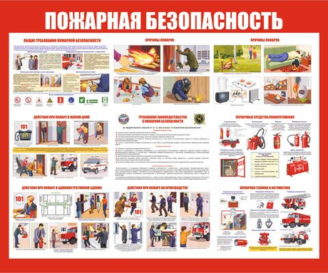 Информационный стенд "Пожарная безопасность"