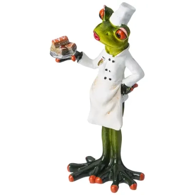 ФИГУРКА "ЛЯГУШКА" ДЕКОРАТИВНАЯ 8,7Х5,2Х17,3 СМ. 146-1993 Lefard