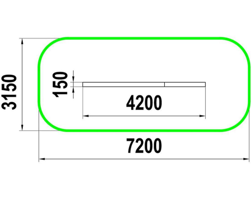 Бревно гимнастическое ББ-1.8