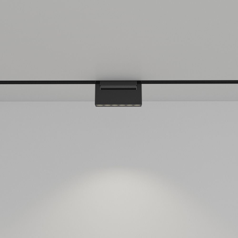 Магнитный трековый светильник ЭРА TRM20-4-11-6W4K-B для системы NOVA 48V 6Вт 4000К направленный свет черный