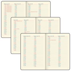 Ежедневник датированный 2026 А5 148х218 мм GALANT "CombiContract" под кожу черный (117488)