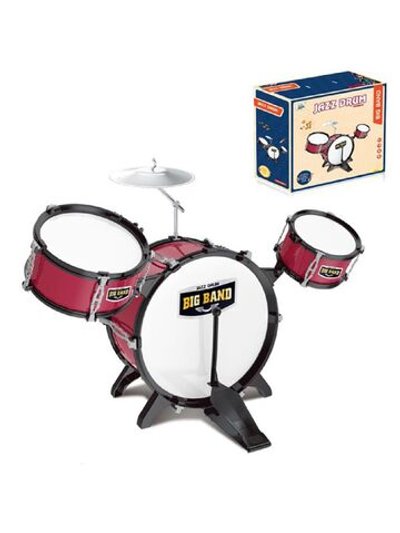 Музыкальный инструмент Барабан, детский в наборе (200487567)