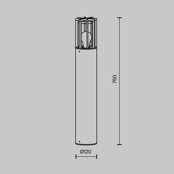 Уличный светильник Maytoni Barrel O453FL-01GF