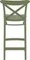 Полубарный стул Cross 65 см, зеленый