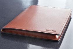 Папка для бумаг из кожи  FULL GRAIN Toscana цвет  DK TAN