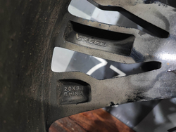 Диск колесный литой R20 Exeed TXL 19-нв Б/У Оригинал 203000596AA