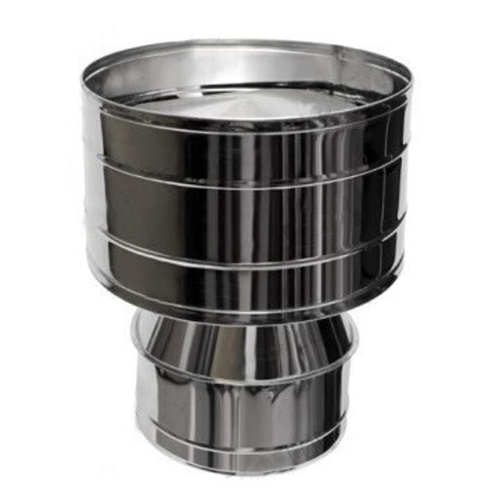 Дефлектор для сэндвич дымохода нержавеющая сталь Eco Flue 0,5 мм D230х150 мм